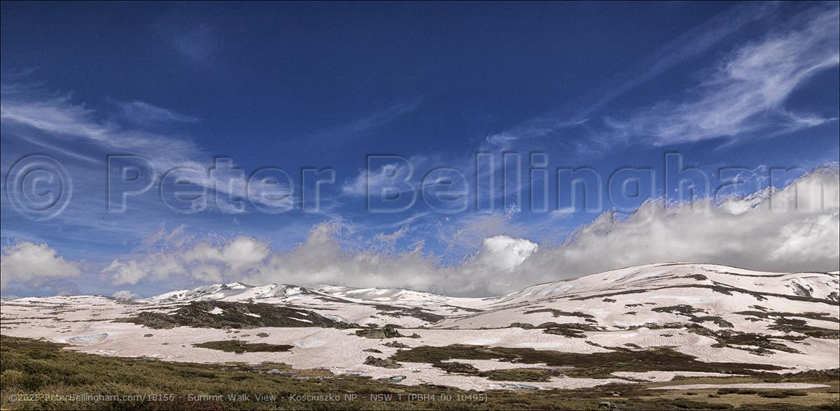 Peter Bellingham Photography Summit Walk View - Kosciuszko NP - NSW T (PBH4 00 10495)